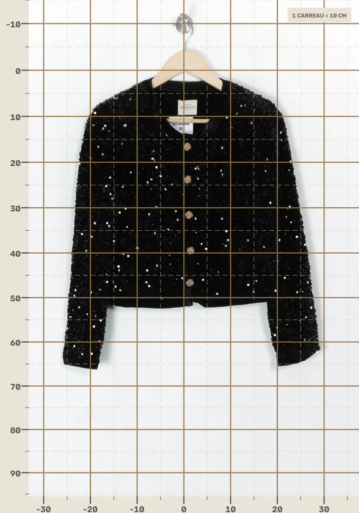Gilet Noir - Taille S/36 de la marque Petite Mendigote | PARAD124474 - Vendu par Paradigme - Image 4