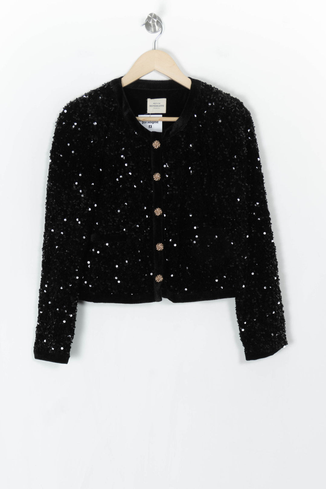 Gilet Noir - Taille S/36 de la marque Petite Mendigote | PARAD124474 - Vendu par Paradigme - Image 2