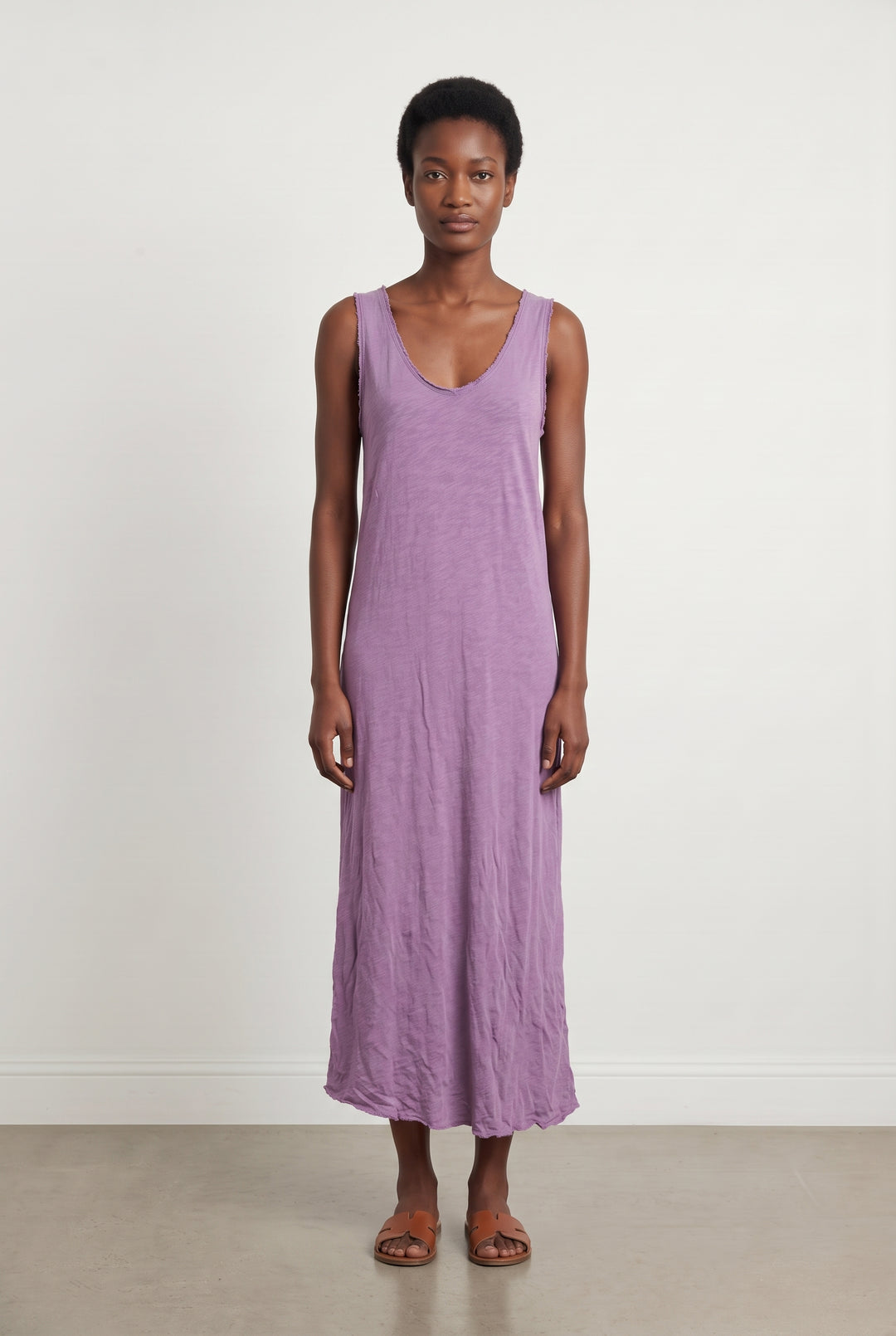 Robe Longue Violette - Taille S/36 de la marque American Vintage | PARAD124478 - Vendu par Paradigme - Image 1