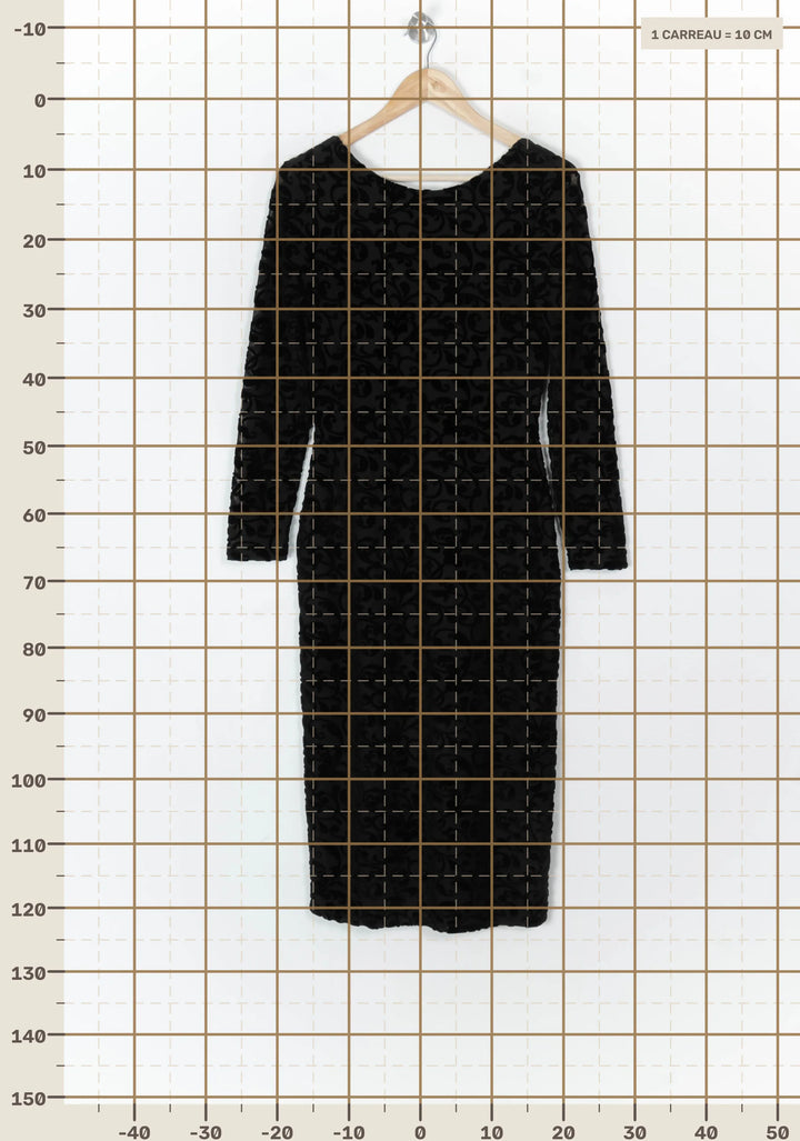 Robe Longue Noire - Taille S/36 de la marque Rouje | PARAD124481 - Vendu par Paradigme - Image 4