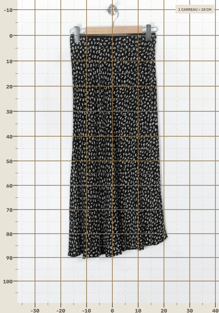 Jupe Longue Noire et Blanche - Taille M/38 de la marque Samsoe Samsoe | PARAD124484 - Vendu par Paradigme - Image 4