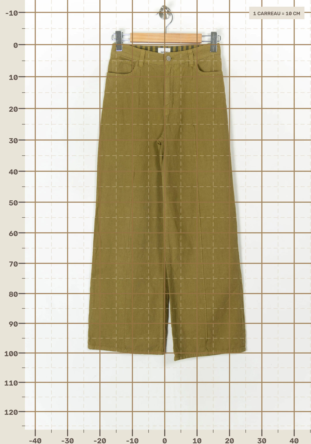 Pantalon Vert - Taille S/36 de la marque Labdip | PARAD124488 - Vendu par Paradigme - Image 4