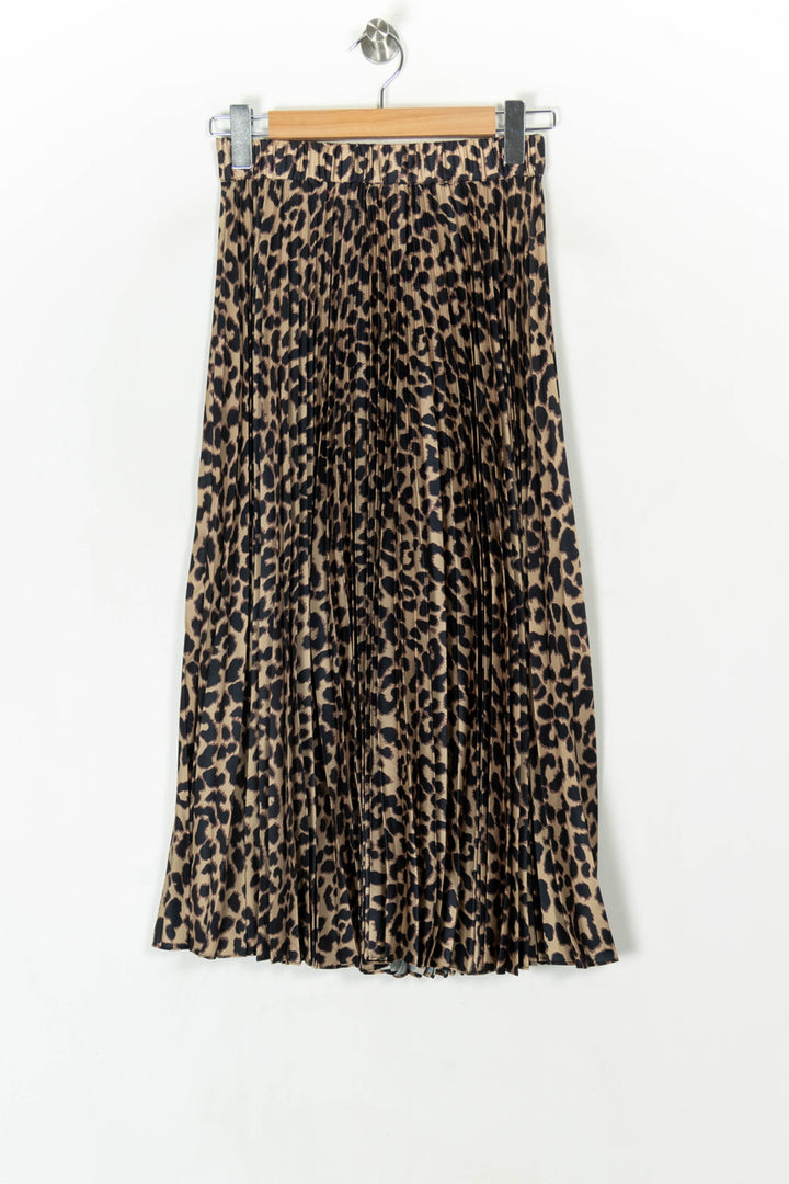 Jupe Plissée Beige et Noire - Taille S/36 de la marque Petite Mendigote | PARAD124494 - Vendu par Paradigme - Image 5