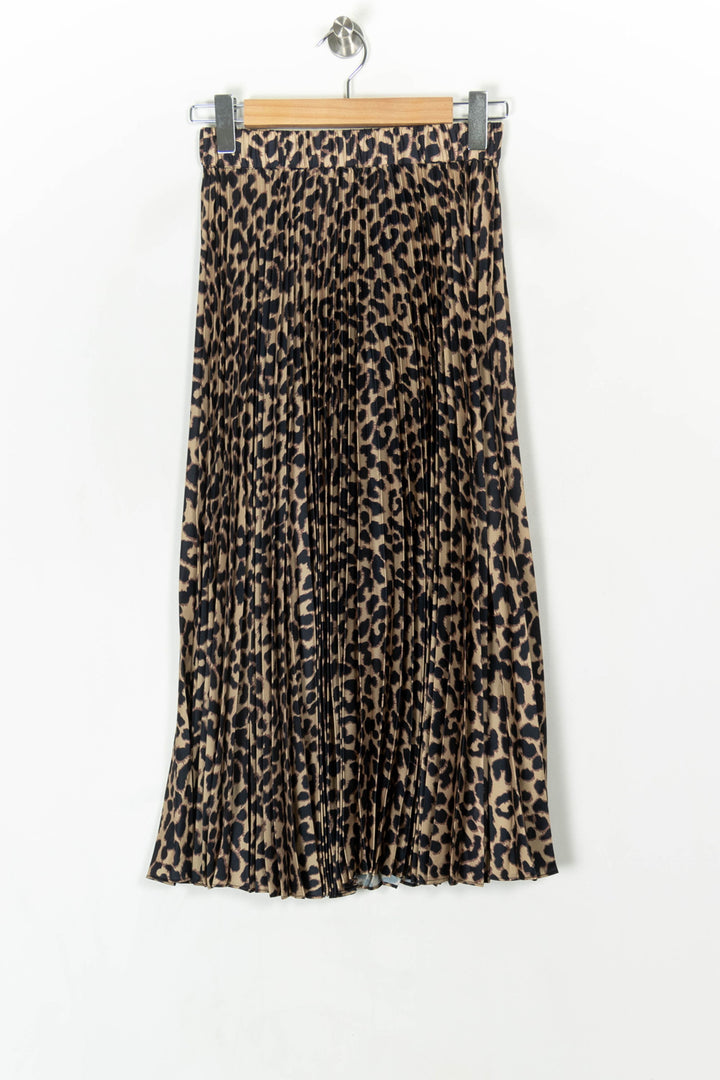Jupe Plissée Beige et Noire - Taille S/36 de la marque Petite Mendigote | PARAD124494 - Vendu par Paradigme - Image 2