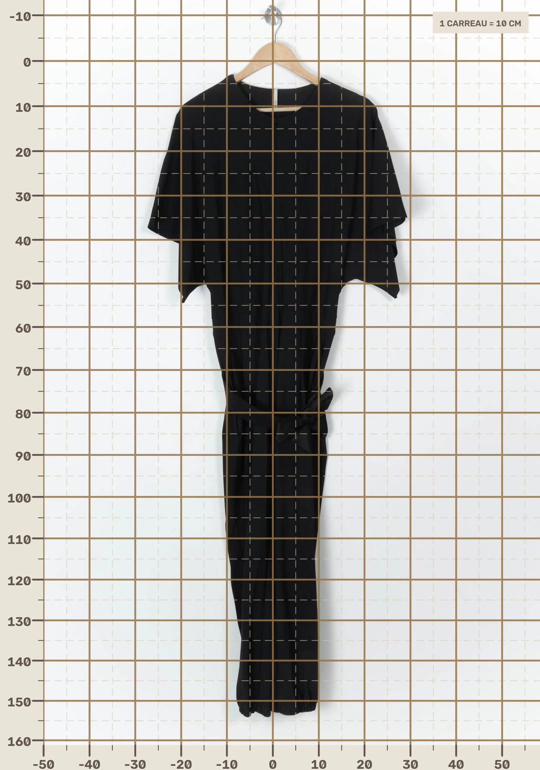 Combinaison Pantalon Noire - Taille XXL/44 de la marque Indies | PARAD124502 - Vendu par Paradigme - Image 4