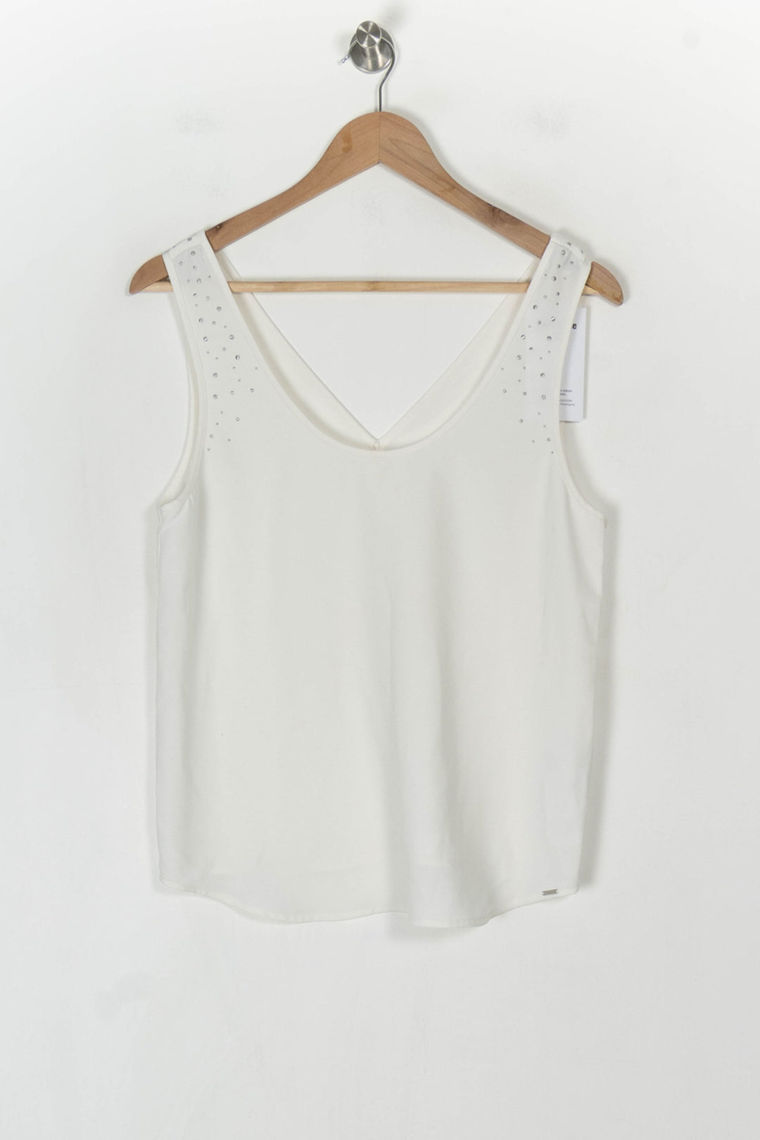 Débardeur Blanc - Taille M/38 de la marque IKKS | PARAD124511 - Vendu par Paradigme - Image 5