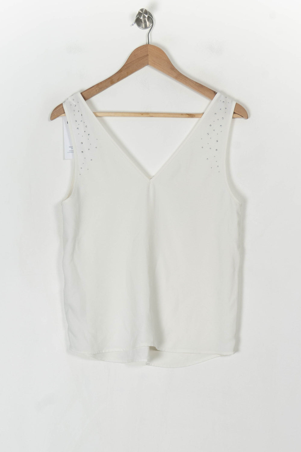 Débardeur Blanc - Taille M/38 de la marque IKKS | PARAD124511 - Vendu par Paradigme - Image 2