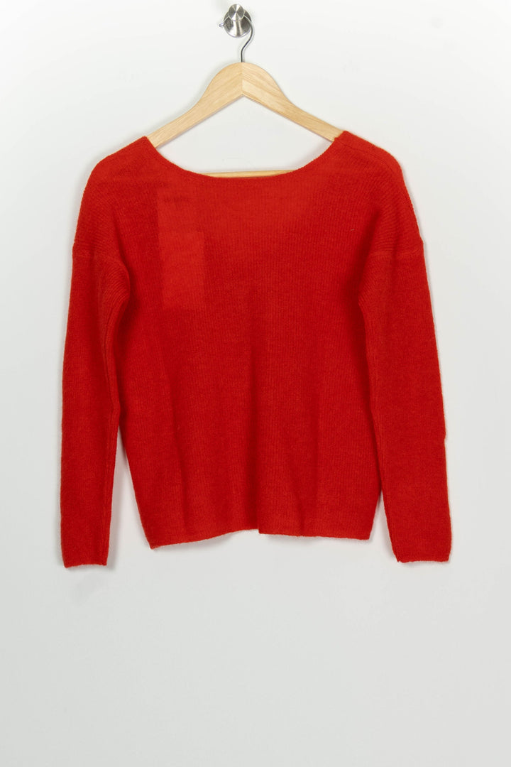 Cardigan Rouge - Taille XS/34 de la marque Sézane | PARAD124514 - Vendu par Paradigme - Image 5