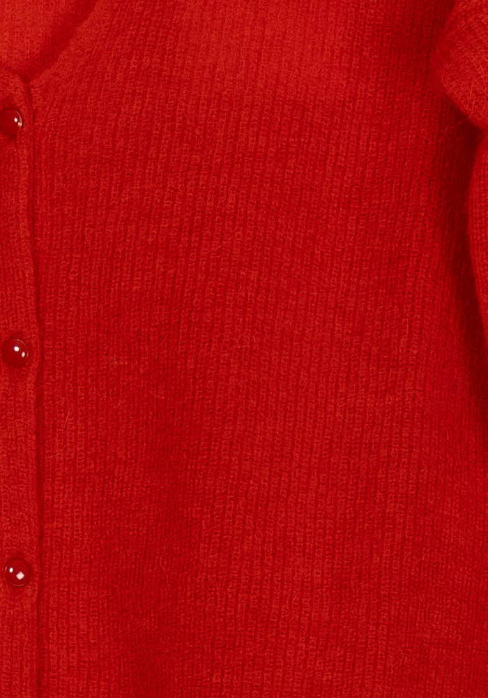 Cardigan Rouge - Taille XS/34 de la marque Sézane | PARAD124514 - Vendu par Paradigme - Image 3