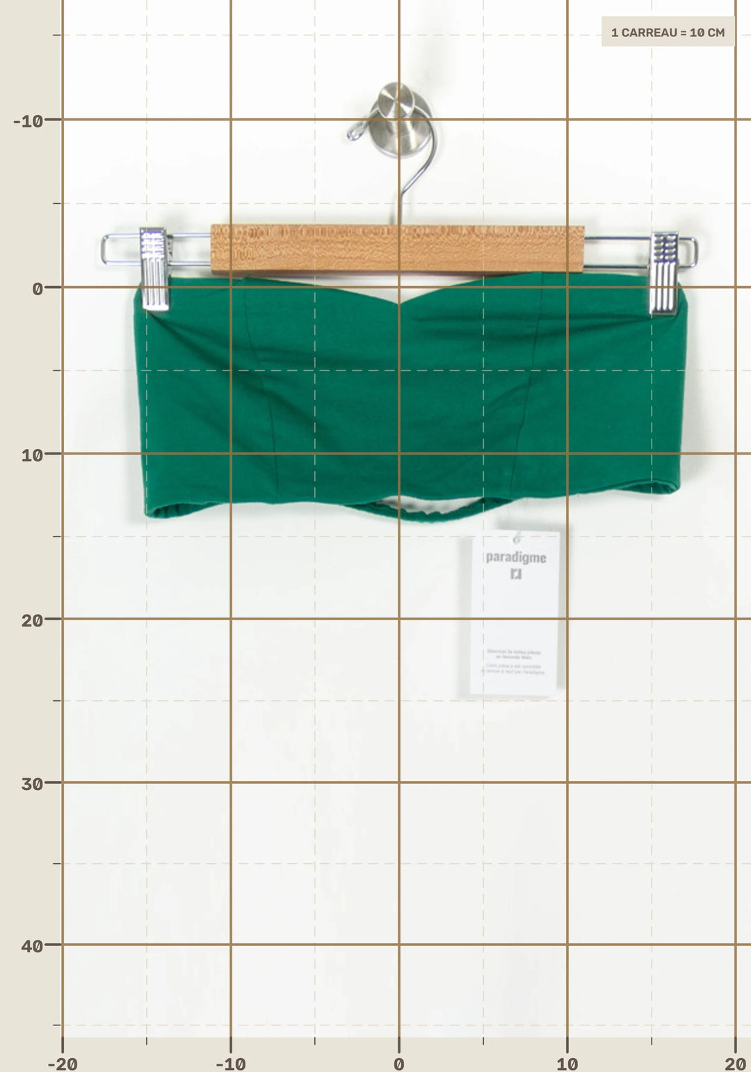 Top Vert - Taille L/40 de la marque Karma Koma | PARAD124516 - Vendu par Paradigme - Image 4