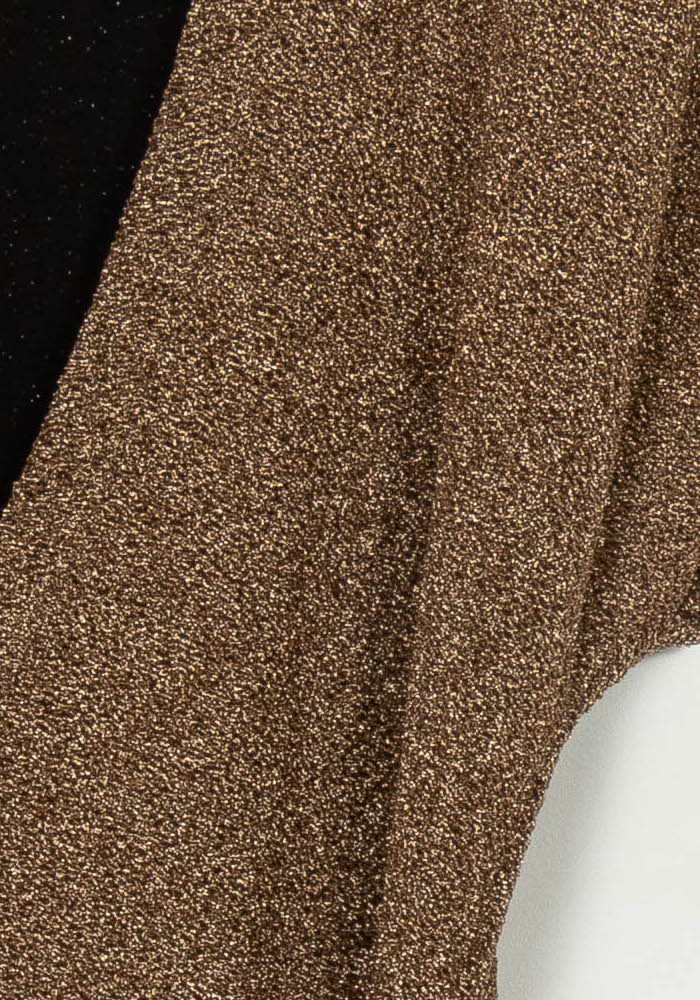 Robe Courte Dorée - Taille M/38 de la marque Sézane | PARAD124520 - Vendu par Paradigme - Image 3