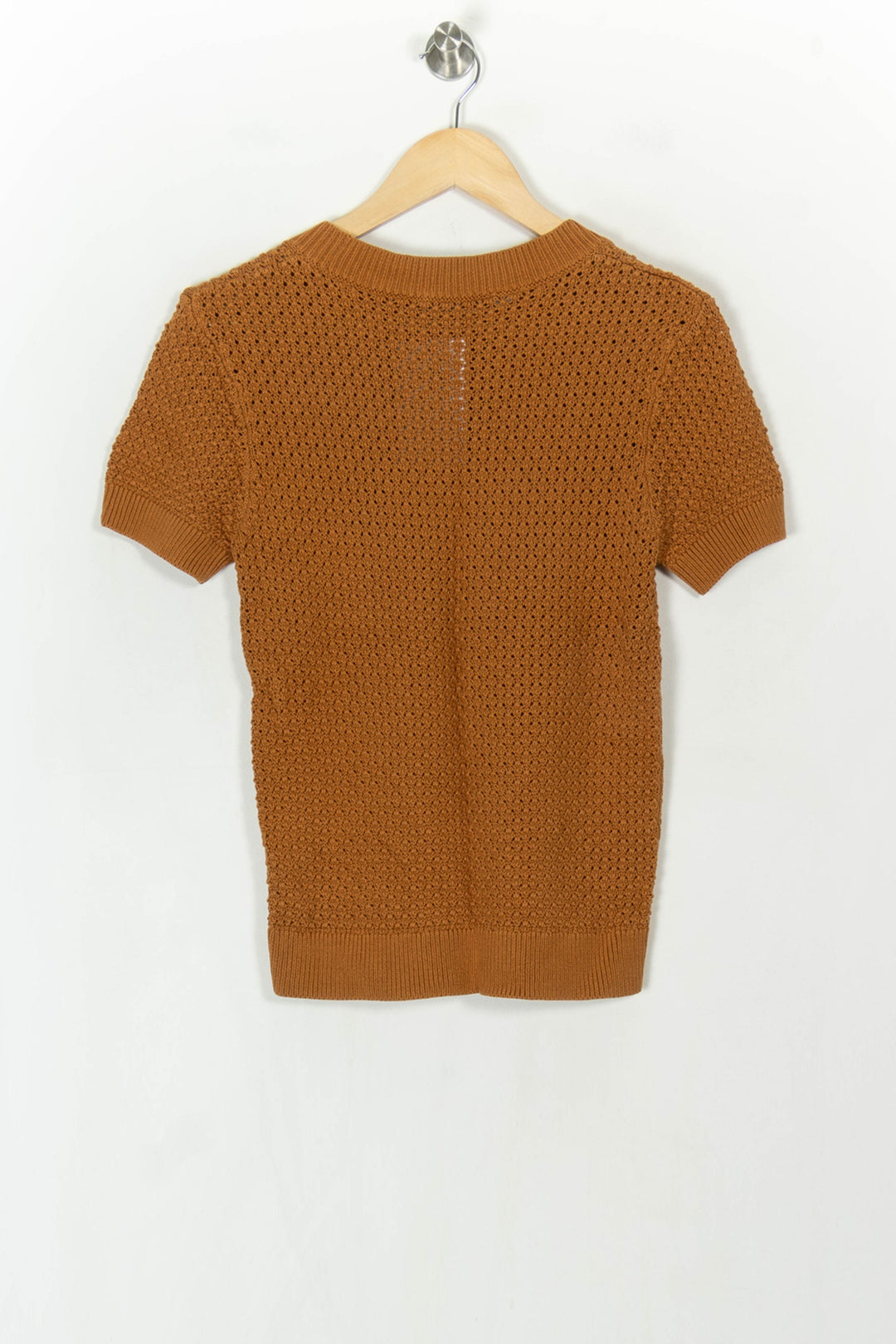 Pull à Manches Courtes Marron - Taille M/38 de la marque Comptoir des Cotonniers | PARAD124526 - Vendu par Paradigme - Image 5