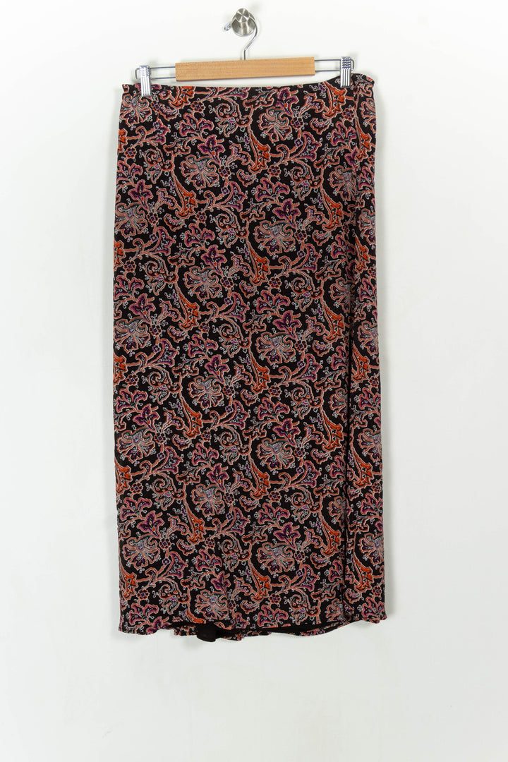 Jupe Noire et Orange - Taille XL/42 de la marque La Fée Maraboutée | PARAD124529 - Vendu par Paradigme - Image 5