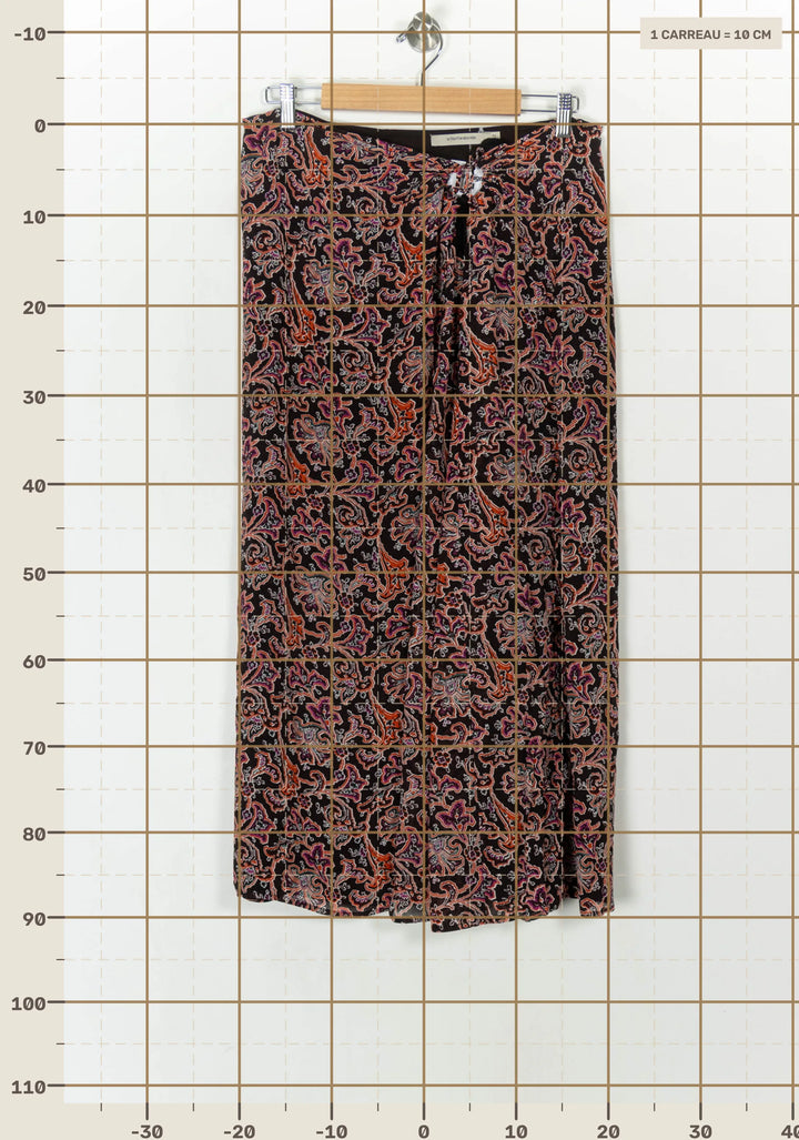 Jupe Noire et Orange - Taille XL/42 de la marque La Fée Maraboutée | PARAD124529 - Vendu par Paradigme - Image 4
