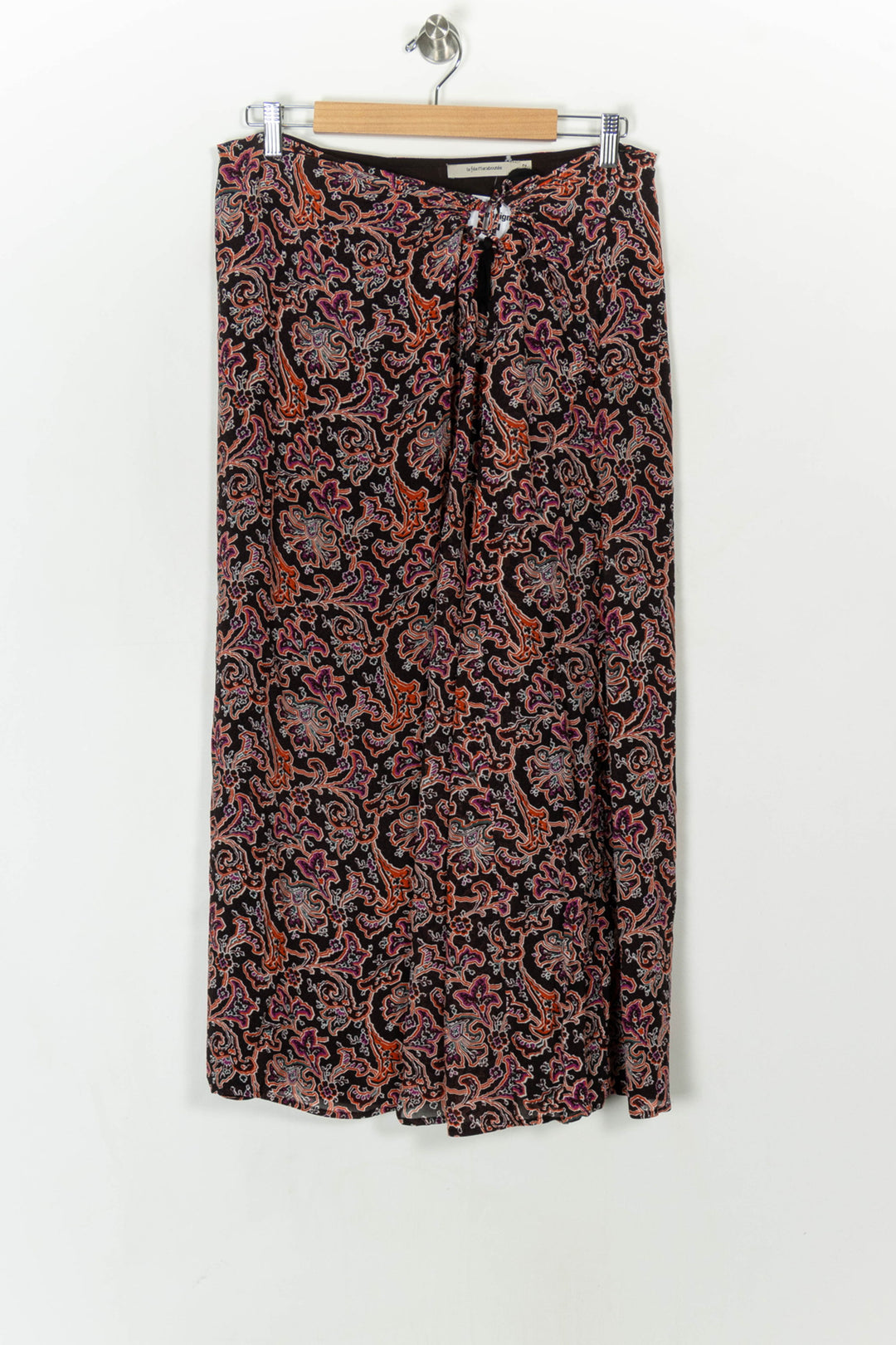 Jupe Noire et Orange - Taille XL/42 de la marque La Fée Maraboutée | PARAD124529 - Vendu par Paradigme - Image 2