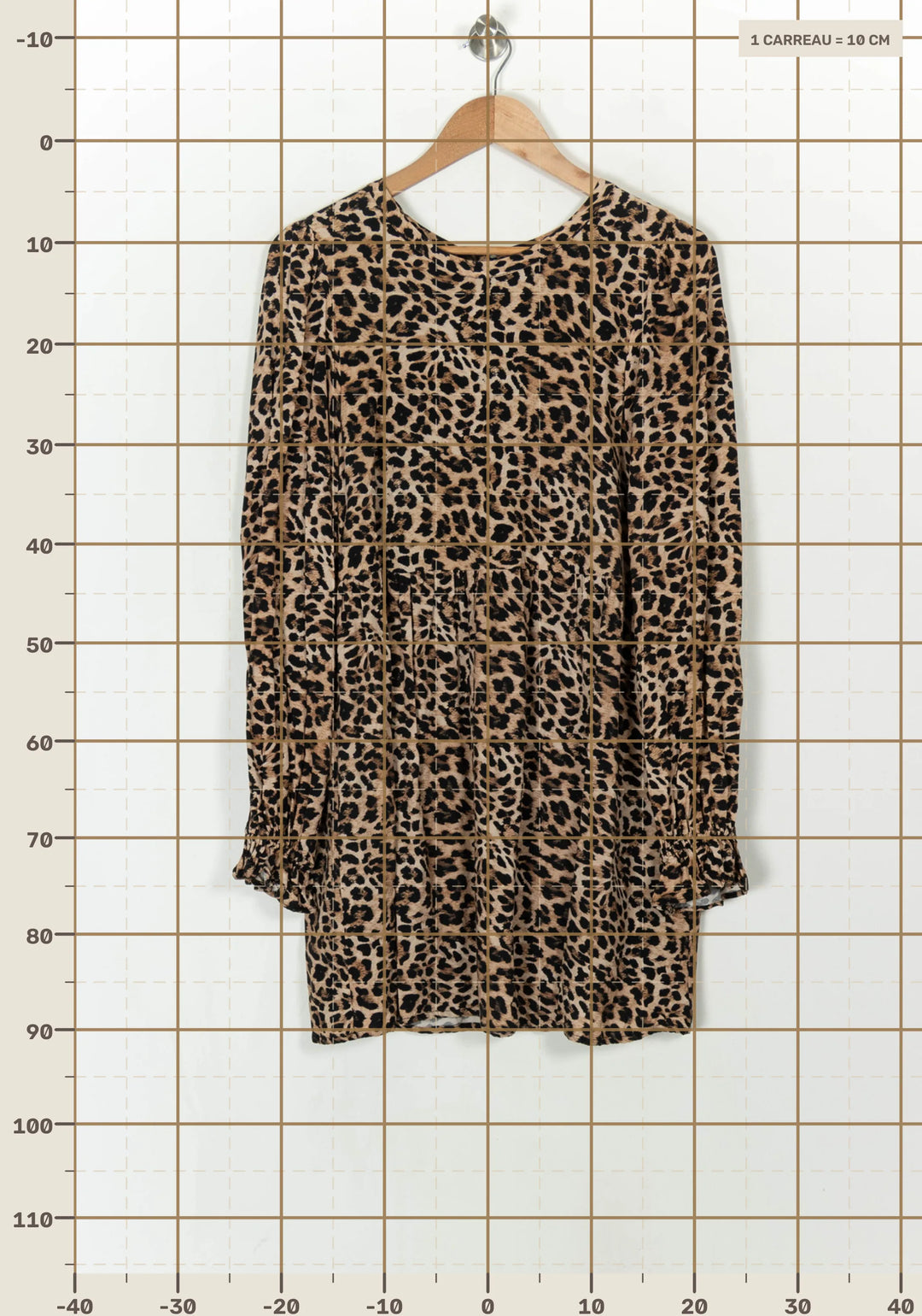 Robe Courte Marron et Noire - Taille L/40 de la marque SAAJ | PARAD124530 - Vendu par Paradigme - Image 4