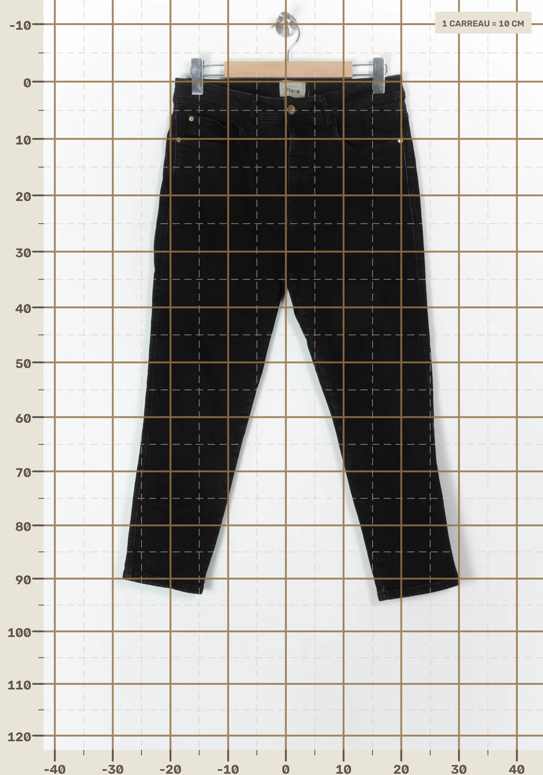 Jean Noir - Taille XXL/44 de la marque Sézane | PARAD124531 - Vendu par Paradigme - Image 4