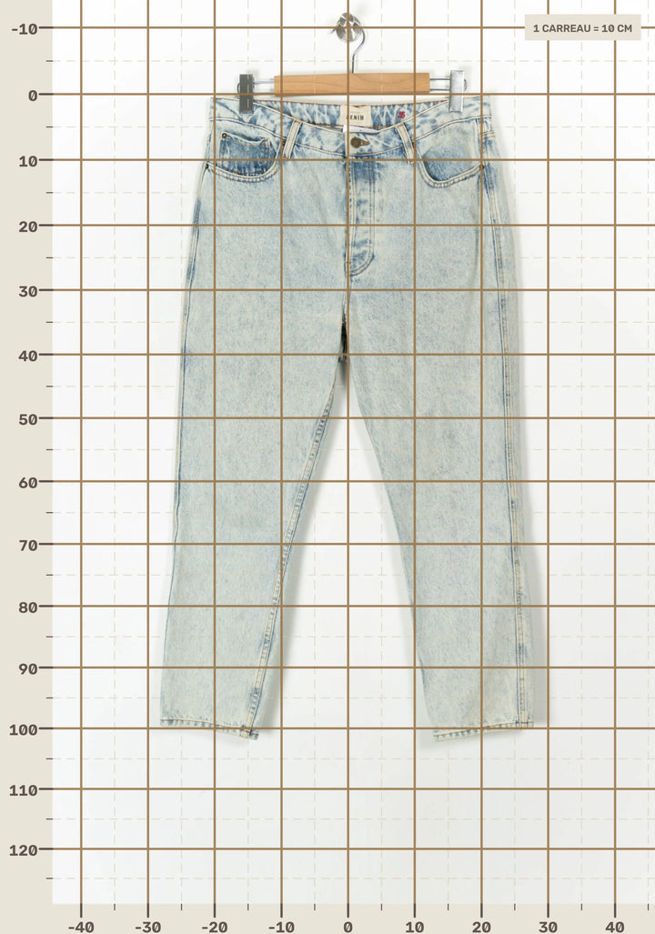 Jean Bleu Clair - Taille XXL/44 de la marque Sézane | PARAD124532 - Vendu par Paradigme - Image 4
