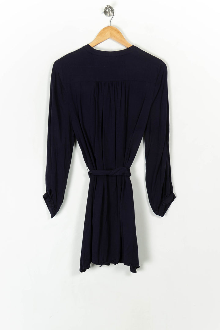 Robe Chemise Courte Bleu Marine - Taille L/40 de la marque La Petite Etoile | PARAD124533 - Vendu par Paradigme - Image 5
