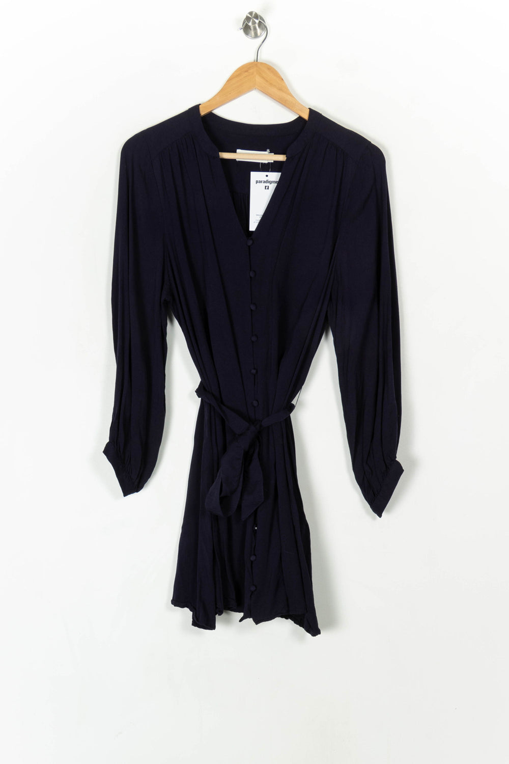 Robe Chemise Courte Bleu Marine - Taille L/40 de la marque La Petite Etoile | PARAD124533 - Vendu par Paradigme - Image 2