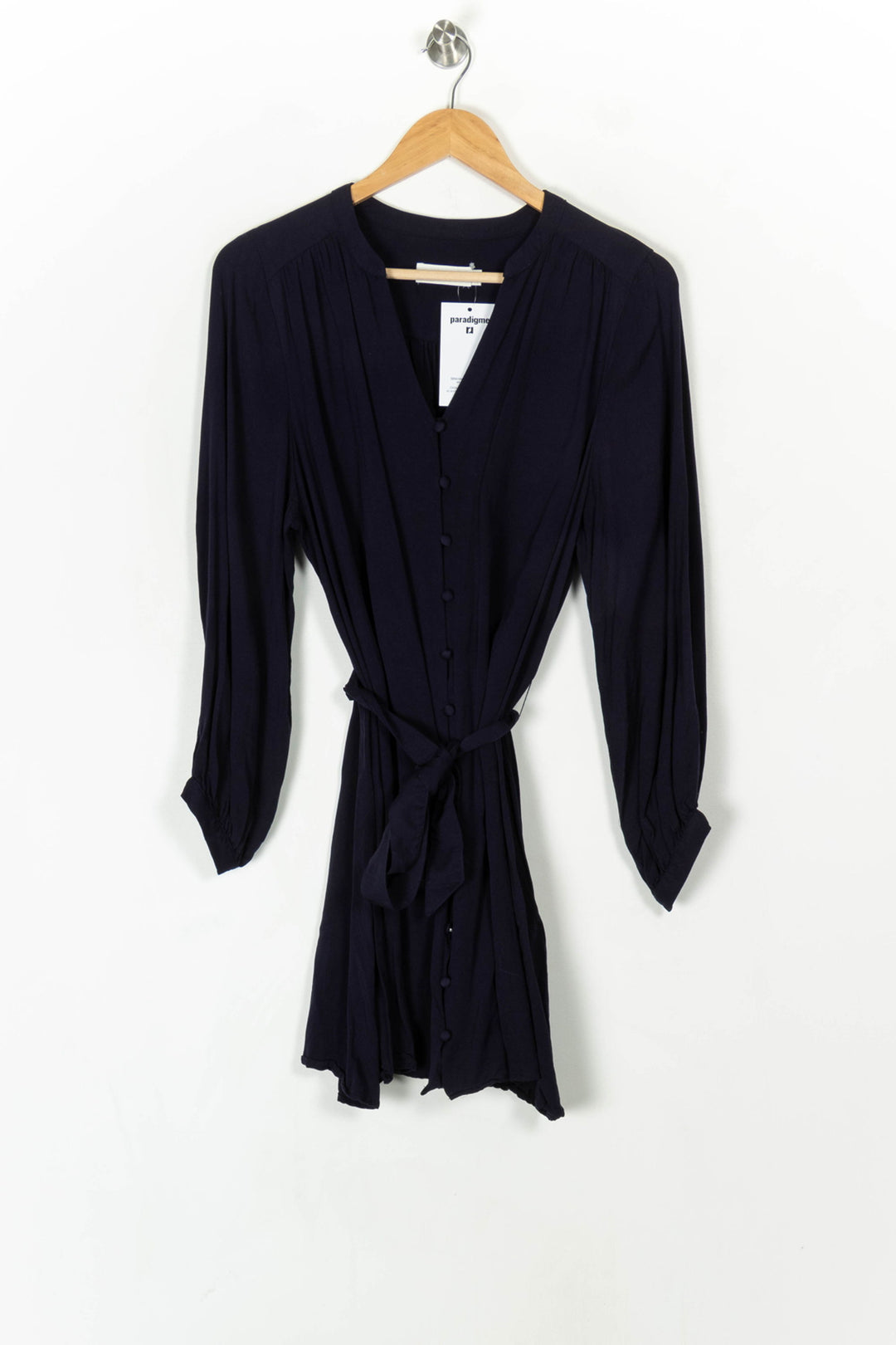 Robe Chemise Courte Bleu Marine - Taille L/40 de la marque La Petite Etoile | PARAD124533 - Vendu par Paradigme - Image 2