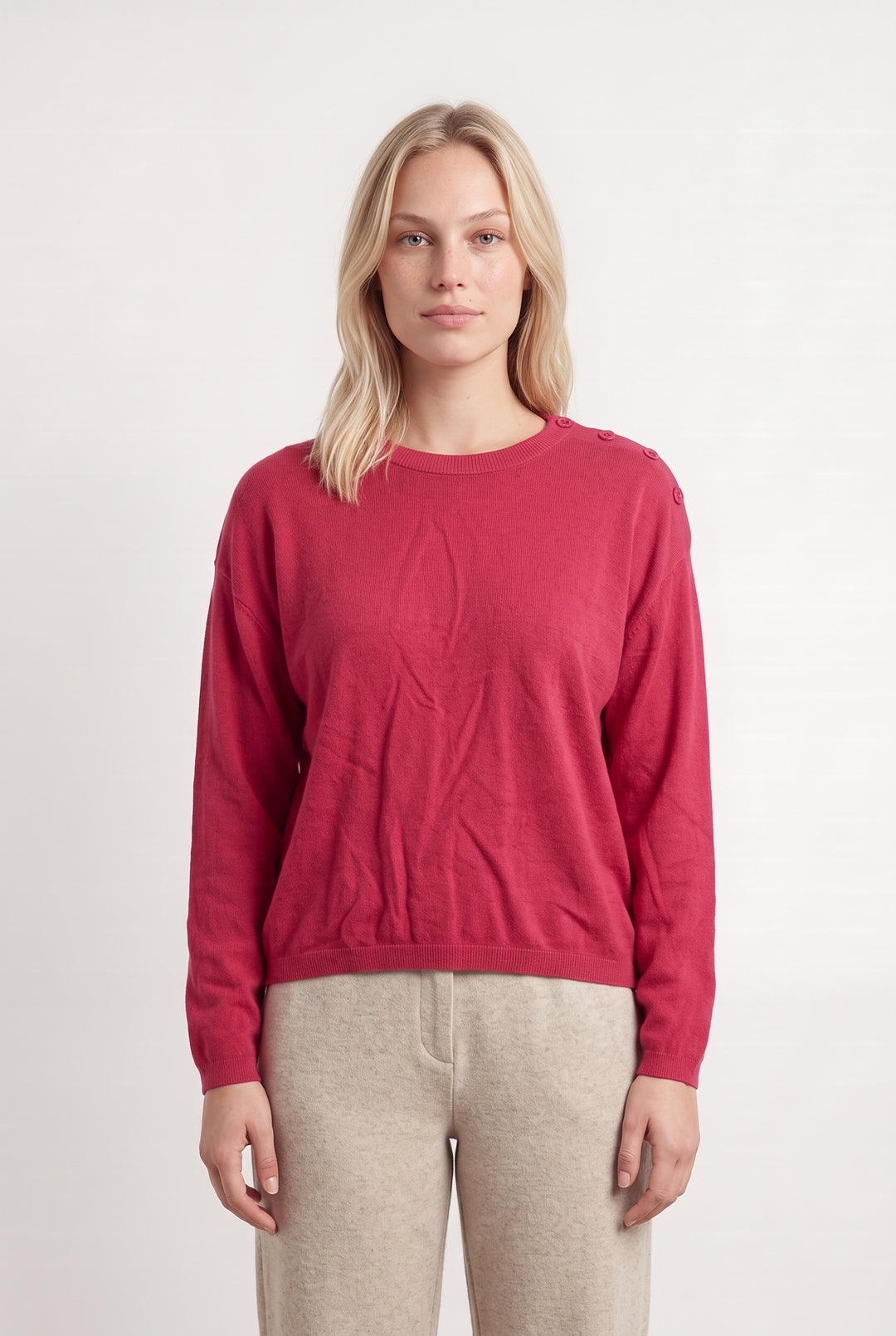 Pull Rose - Taille L/40 de la marque Kookai | PARAD124534 - Vendu par Paradigme - Image 1