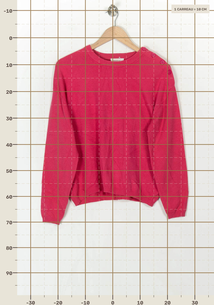 Pull Rose - Taille L/40 de la marque Kookai | PARAD124534 - Vendu par Paradigme - Image 4