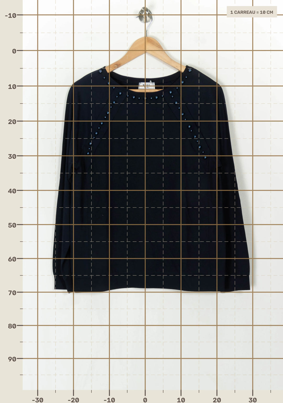 Sweat-Shirt Bleu Marine - Taille M/38 de la marque Weill | PARAD124538 - Vendu par Paradigme - Image 4