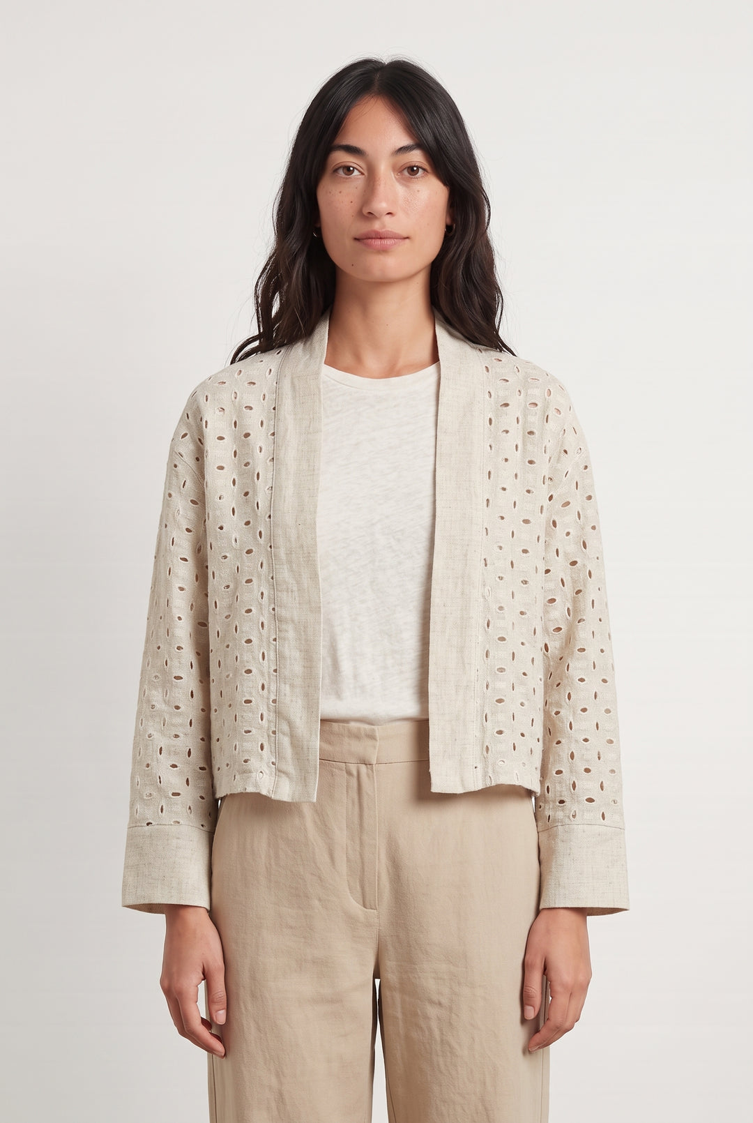 Veste Beige - Taille XS/34 de la marque La Fée Maraboutée | PARAD124541 - Vendu par Paradigme - Image 1