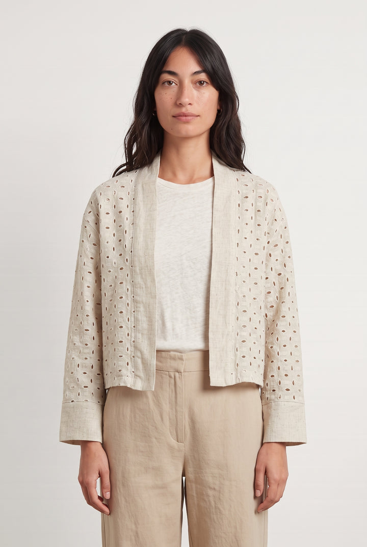 Veste Beige - Taille XS/34 de la marque La Fée Maraboutée | PARAD124541 - Vendu par Paradigme - Image 1