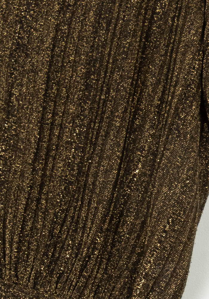 Tee-shirt Doré - Taille S/36 de la marque La Fée Maraboutée | PARAD124542 - Vendu par Paradigme - Image 3