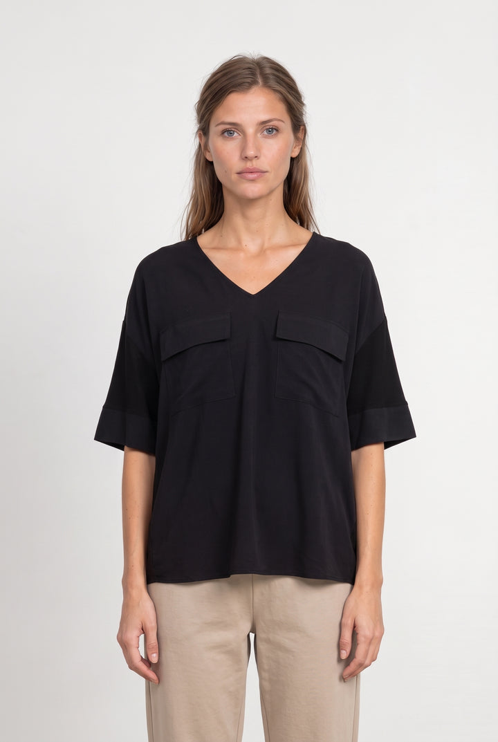 T-shirt Noir - Taille M/38 de la marque Weill | PARAD124544 - Vendu par Paradigme - Image 1