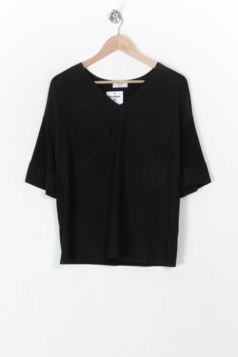 T-shirt Noir - Taille M/38 de la marque Weill | PARAD124544 - Vendu par Paradigme - Image 2