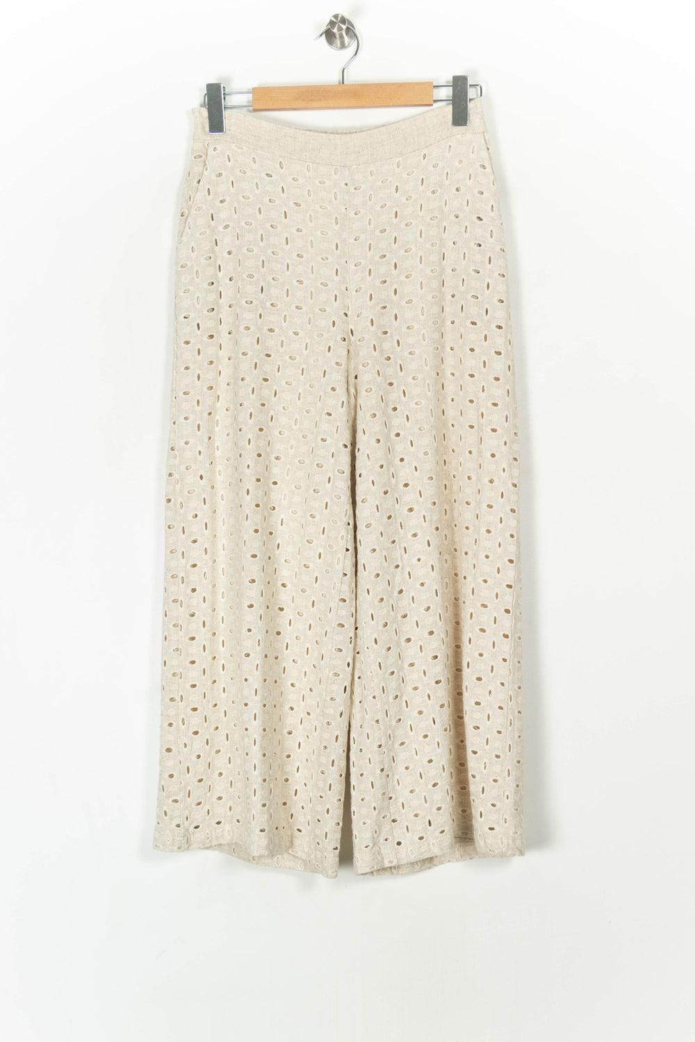 Pantalon Large Beige - Taille M/38 de la marque La Fée Maraboutée | PARAD124549 - Vendu par Paradigme - Image 2