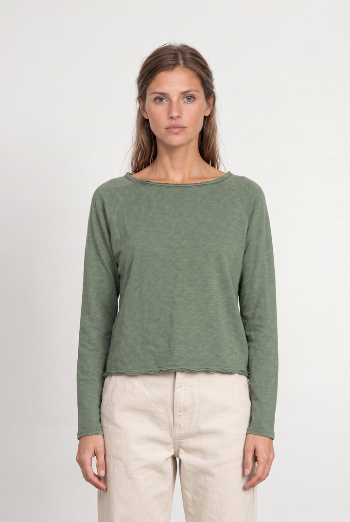 Sweatshirt Vert - Taille S/36 de la marque American Vintage | PARAD124552 - Vendu par Paradigme - Image 1