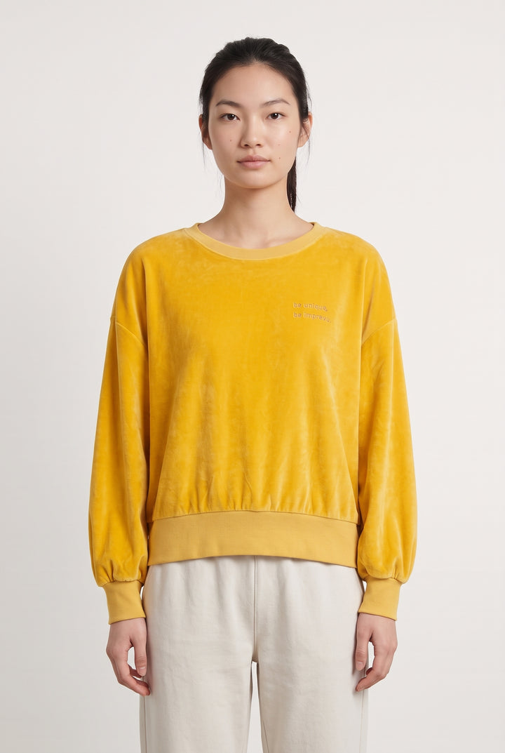 Sweat Jaune - Taille S/36 de la marque Imprevu | PARAD124554 - Vendu par Paradigme - Image 1