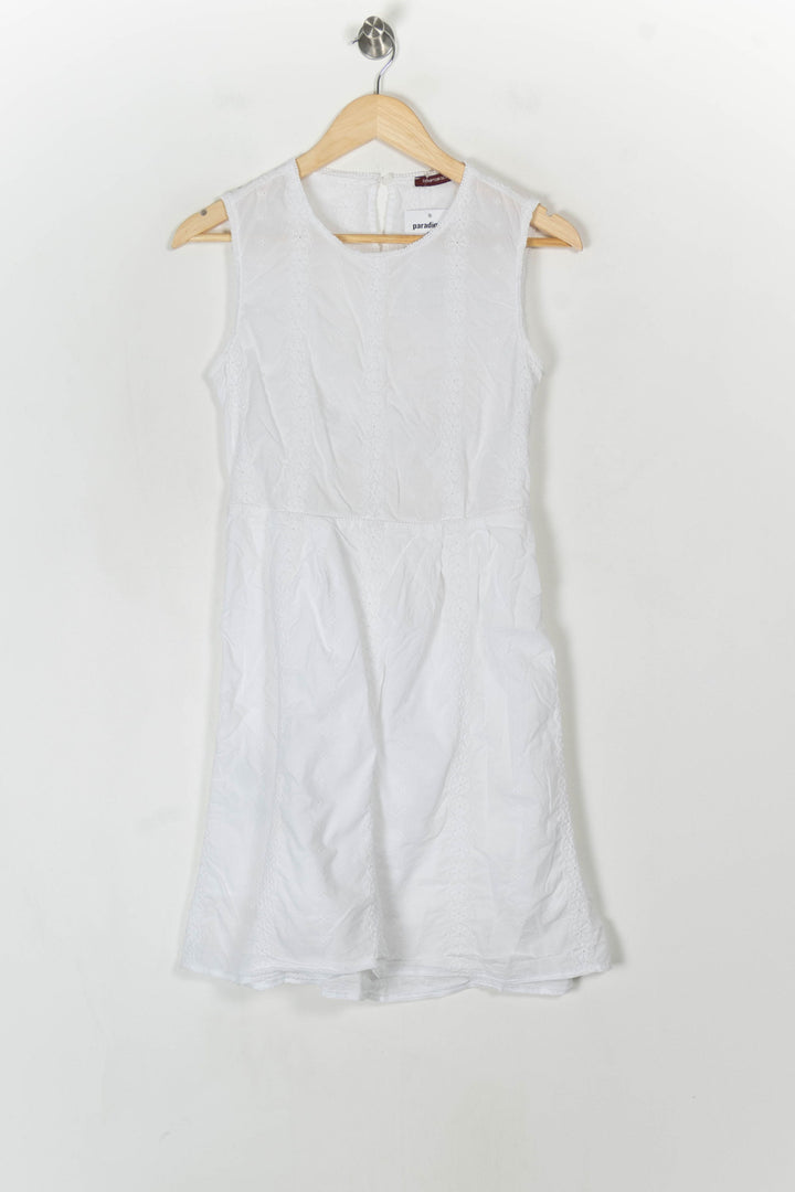 Robe Midi Blanche - Taille S/36 de la marque Comptoir des Cotonniers | PARAD124555 - Vendu par Paradigme - Image 2
