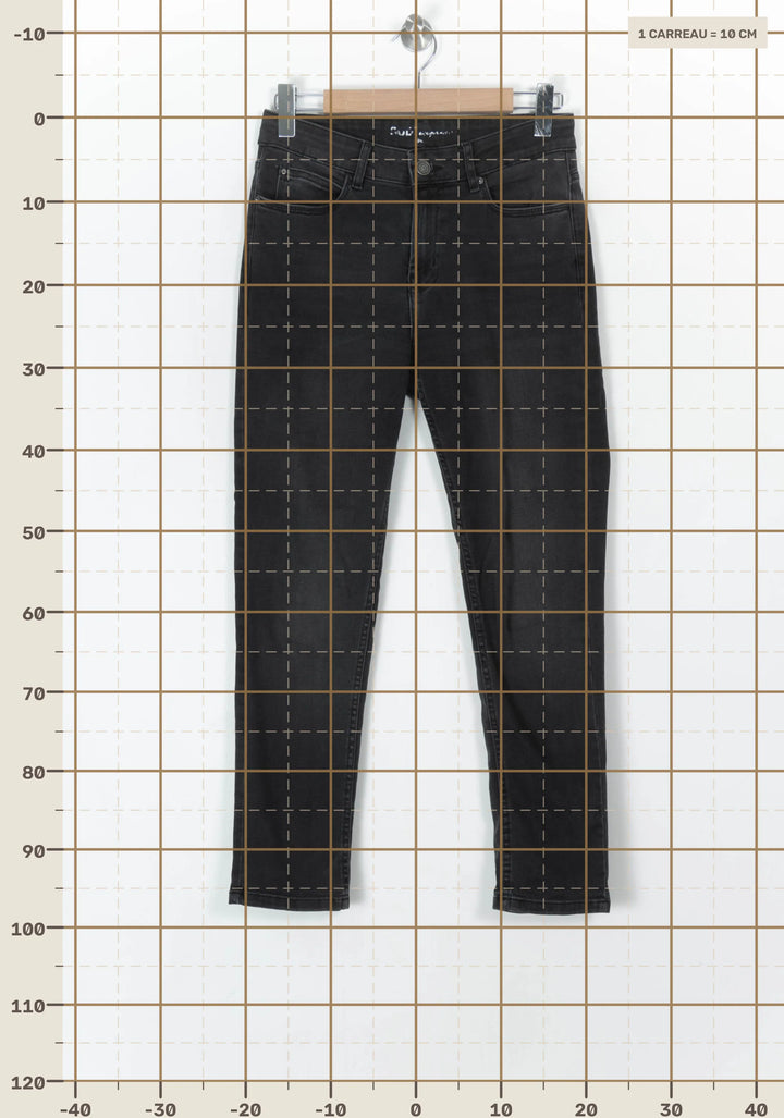 Jean Gris Foncé - Taille S/36 de la marque Sud express | PARAD124557 - Vendu par Paradigme - Image 4