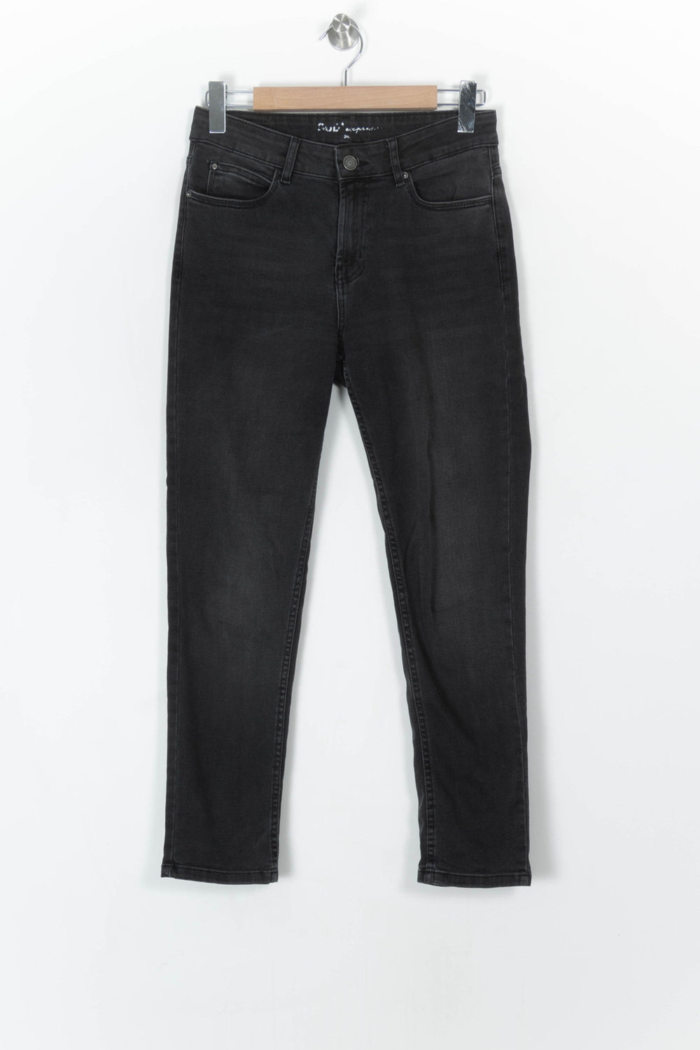Jean Gris Foncé - Taille S/36 de la marque Sud express | PARAD124557 - Vendu par Paradigme - Image 2