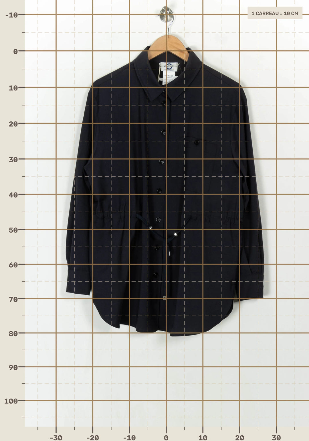Manteau Bleu - Taille XXXL/46 de la marque Marina Rinaldi | PARAD124561 - Vendu par Paradigme - Image 4