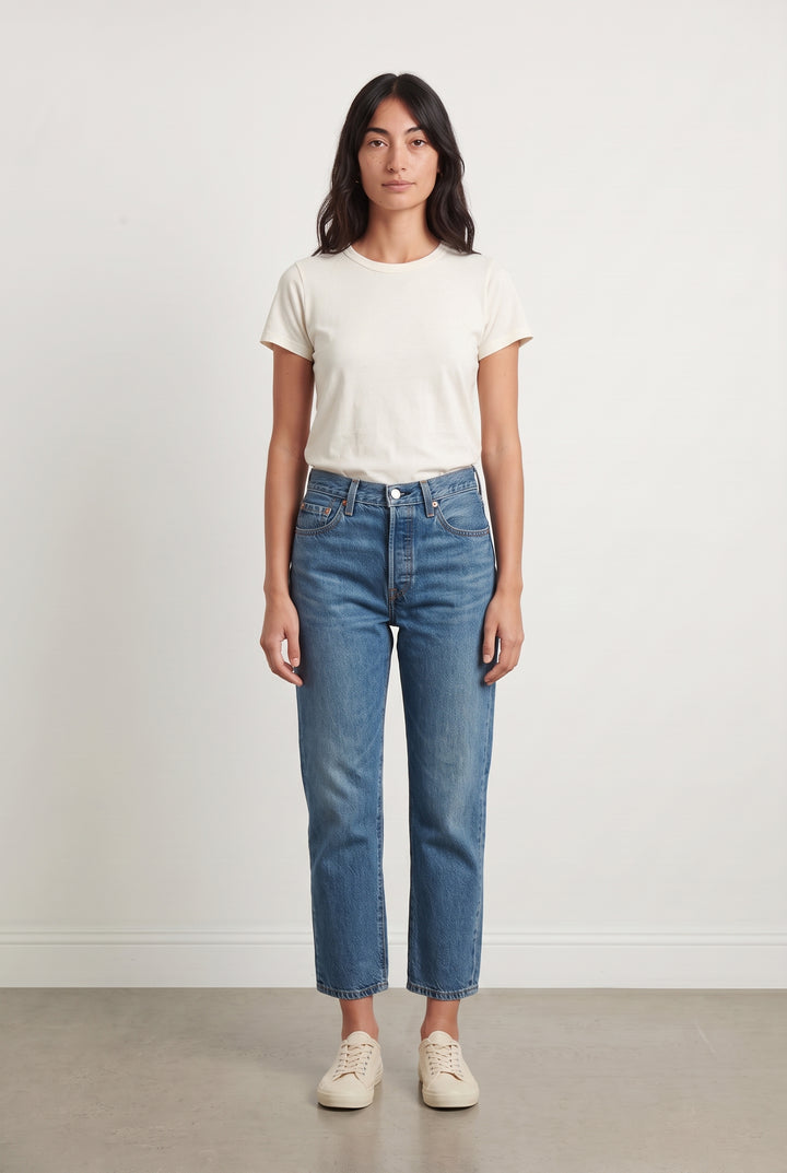Jean Droit Bleu - Taille M/38 de la marque Levi&
