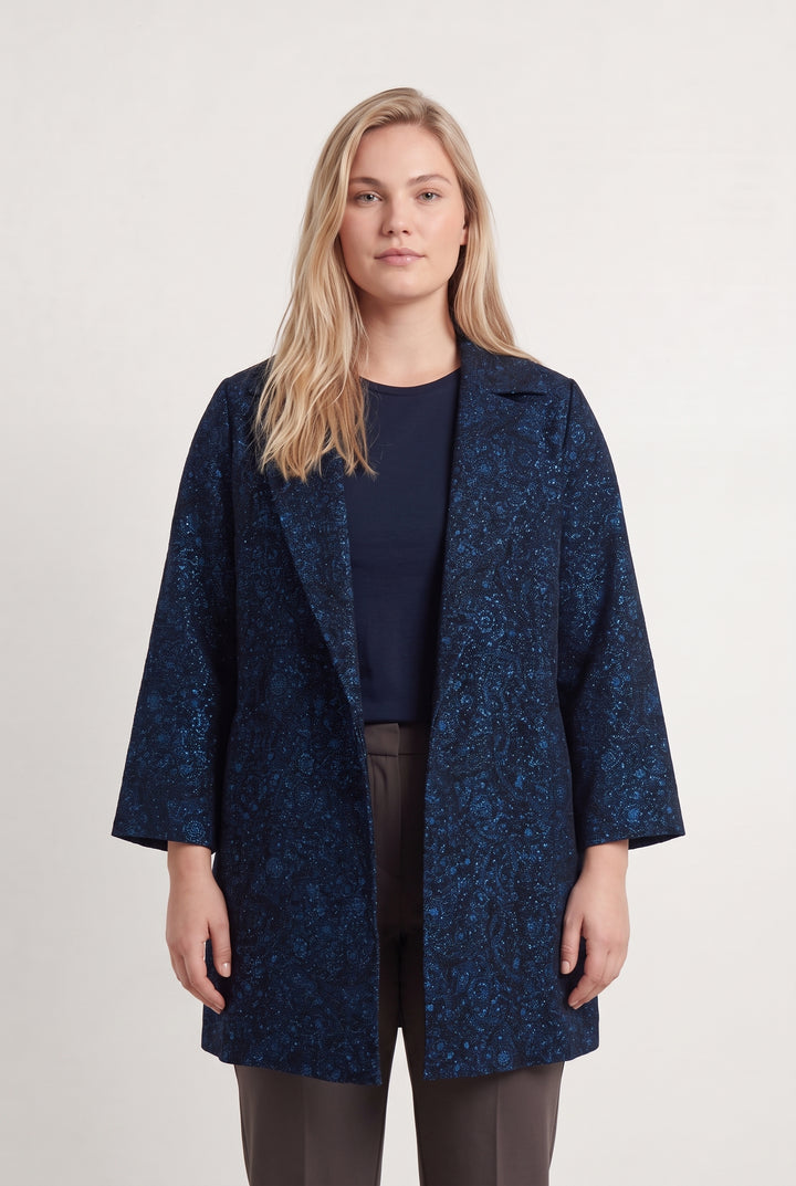 Veste Bleue et Noire - Taille XXL/44 de la marque Marina Rinaldi | PARAD124565 - Vendu par Paradigme - Image 1