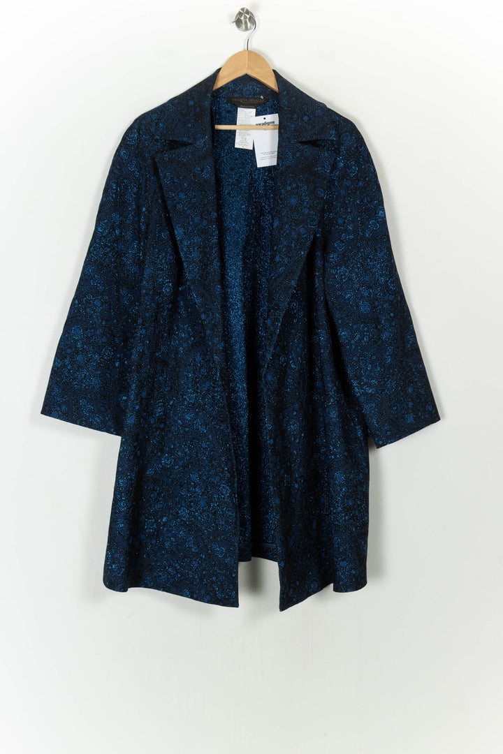 Veste Bleue et Noire - Taille XXL/44 de la marque Marina Rinaldi | PARAD124565 - Vendu par Paradigme - Image 2