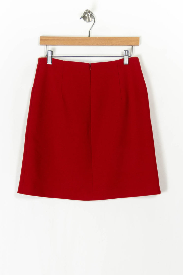 Jupe courte rouge - Taille M/38 de la marque Caroll | PARAD124568 - Vendu par Paradigme - Image 5