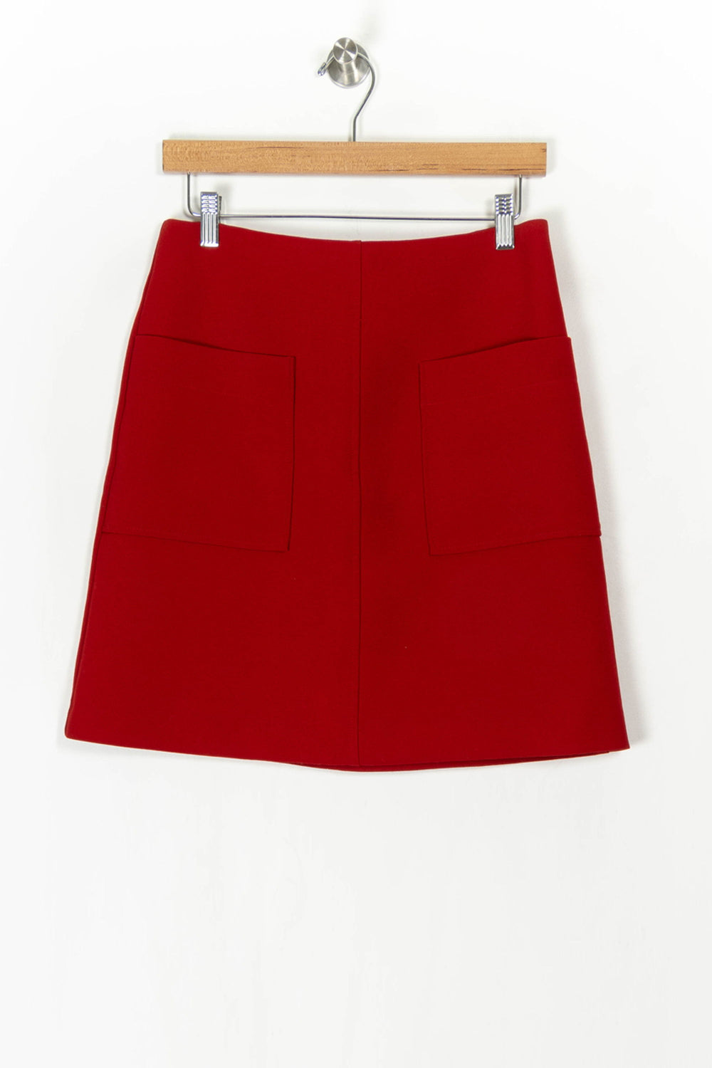Jupe courte rouge - Taille M/38 de la marque Caroll | PARAD124568 - Vendu par Paradigme - Image 2
