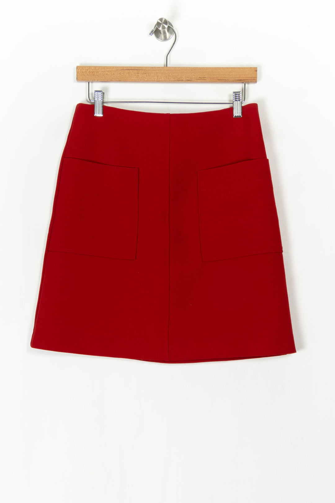 Jupe courte rouge - Taille M/38 de la marque Caroll | PARAD124568 - Vendu par Paradigme - Image 2