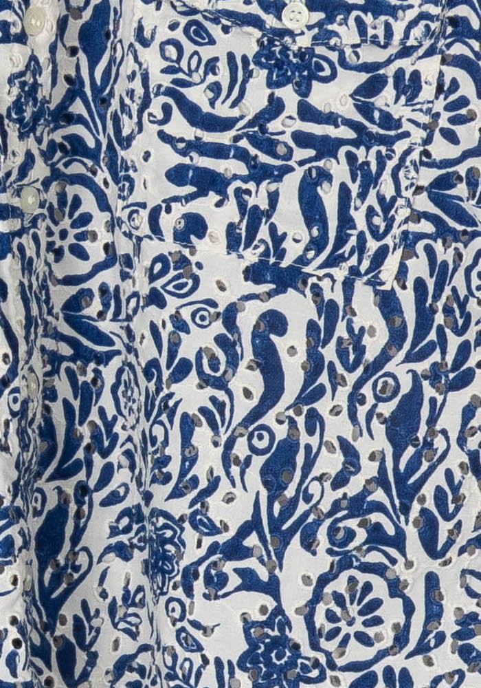 Chemise Bleue et Blanche - Taille S/36 de la marque Maison 123 | PARAD124569 - Vendu par Paradigme - Image 3