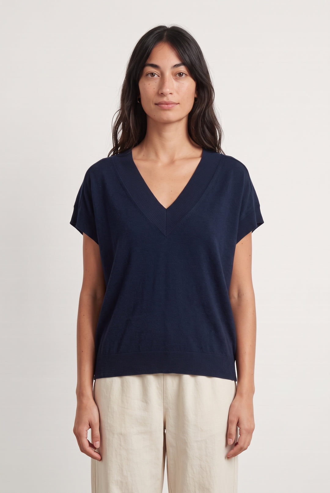 Haut Bleu Marine - Taille S/36 de la marque Maison 123 | PARAD124570 - Vendu par Paradigme - Image 1