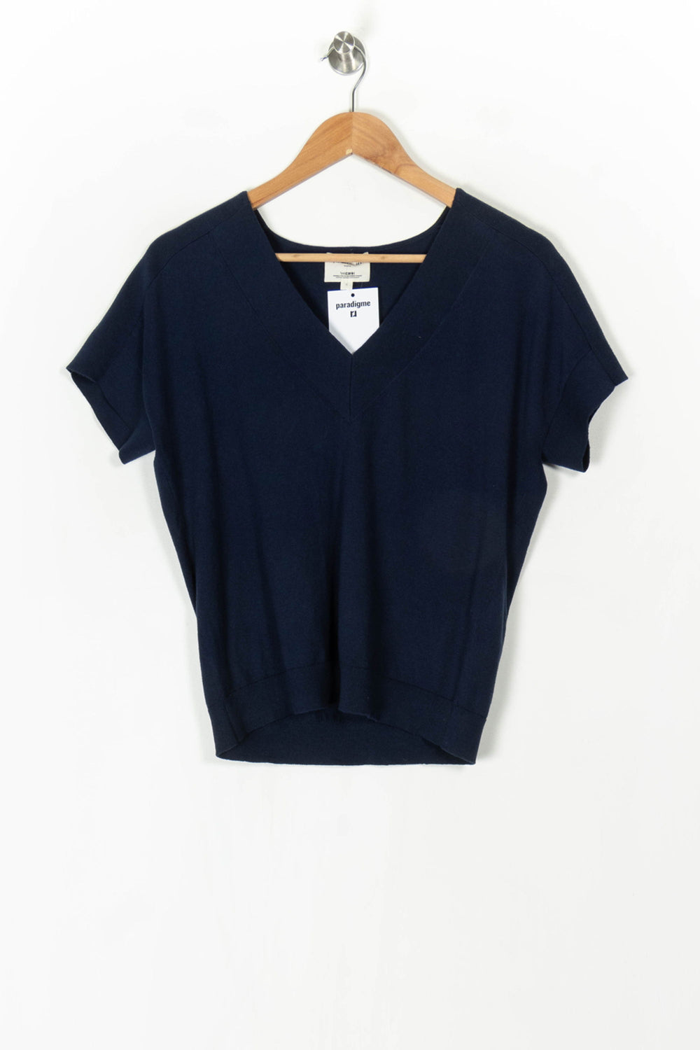 Haut Bleu Marine - Taille S/36 de la marque Maison 123 | PARAD124570 - Vendu par Paradigme - Image 2