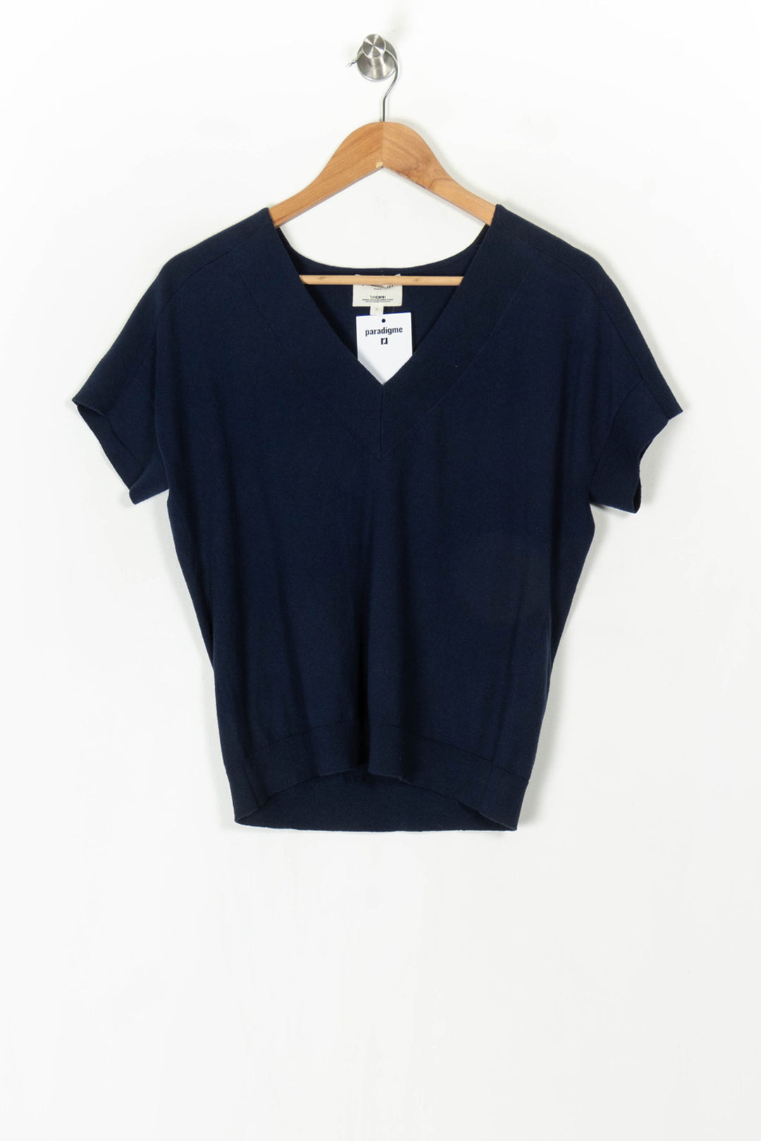 Haut Bleu Marine - Taille S/36 de la marque Maison 123 | PARAD124570 - Vendu par Paradigme - Image 2